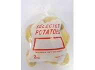 2kg Red Printed Potato Sacks (10 x 14.5")  Packed in 1000's